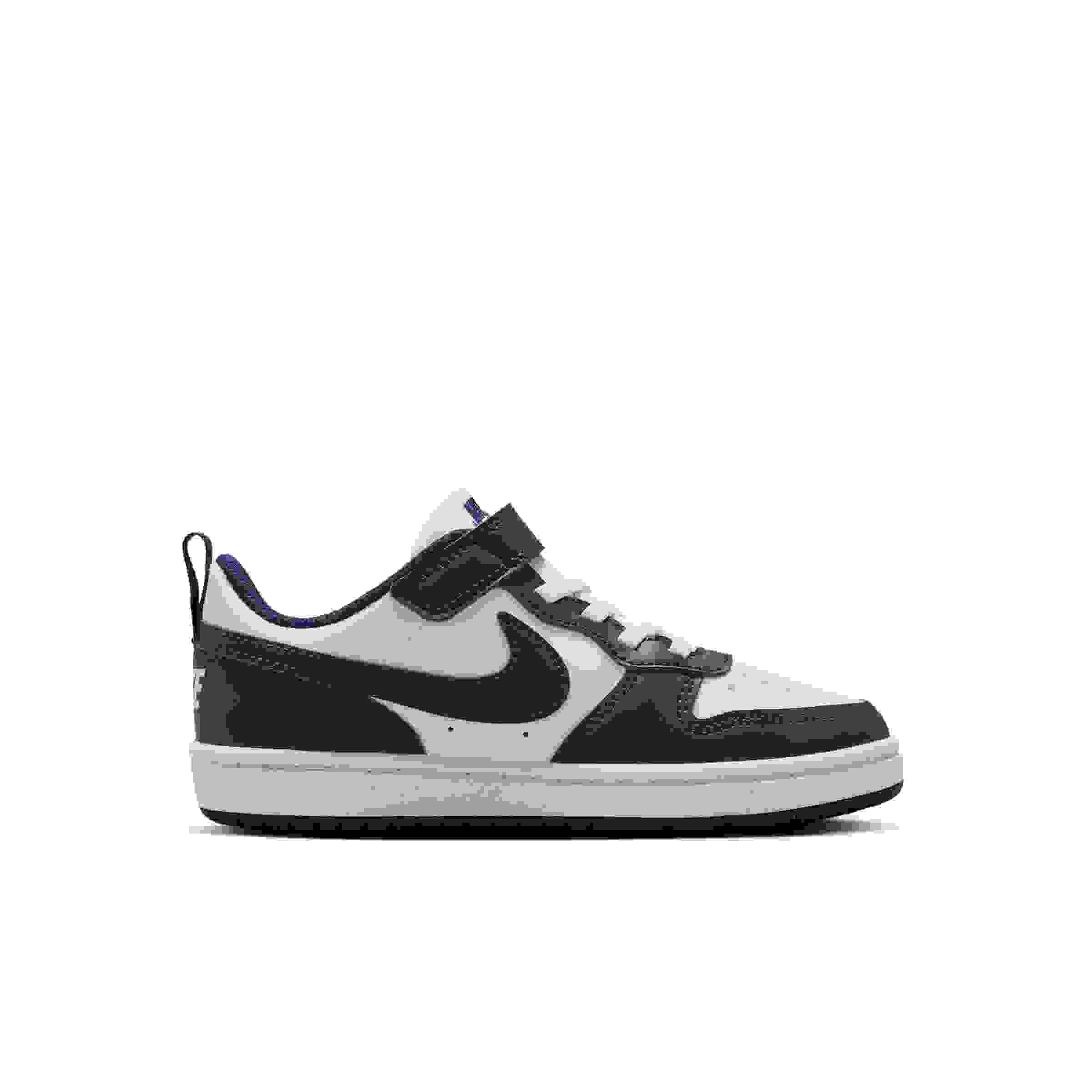 Nike Court Borough Low Preschool Boys' "White/White/Midnight Navy" Shoe